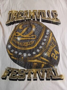 J. Cole Dreamville Festival Merch 2024 Championship T-Shirt Medium
